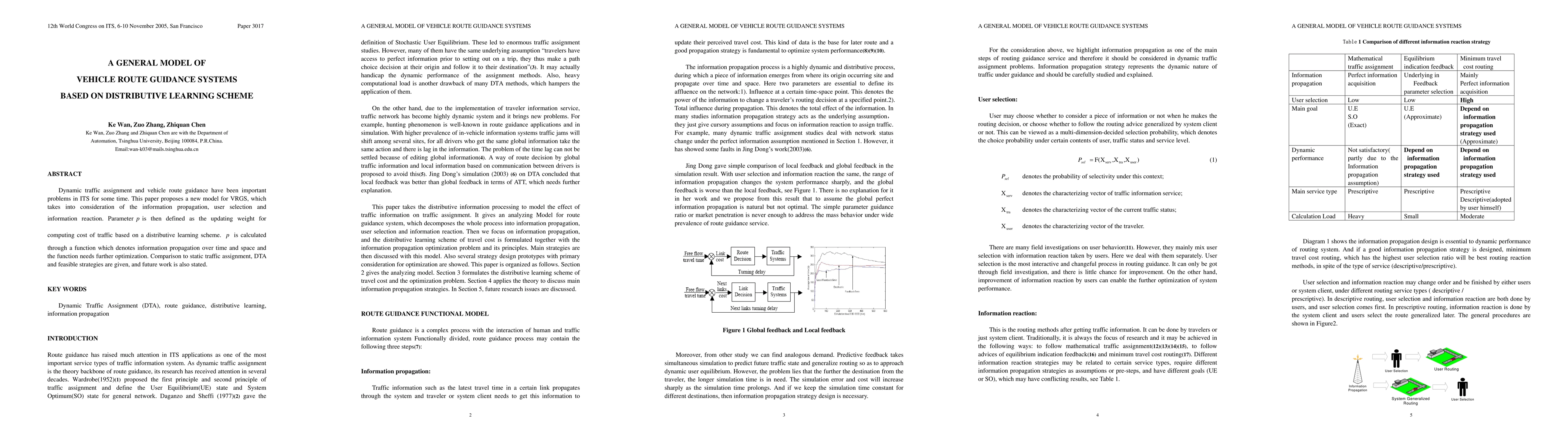 Thumbnail for A General Model of Vehicle Routing Guidance Systems based on
  Distributive Learning Scheme