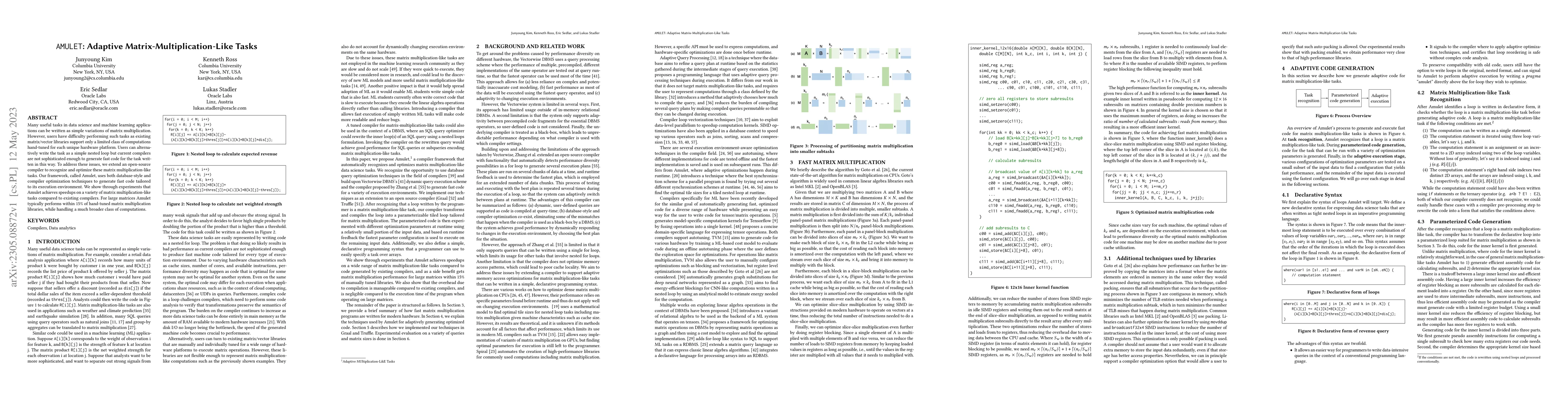 Thumbnail for AMULET: Adaptive Matrix-Multiplication-Like Tasks