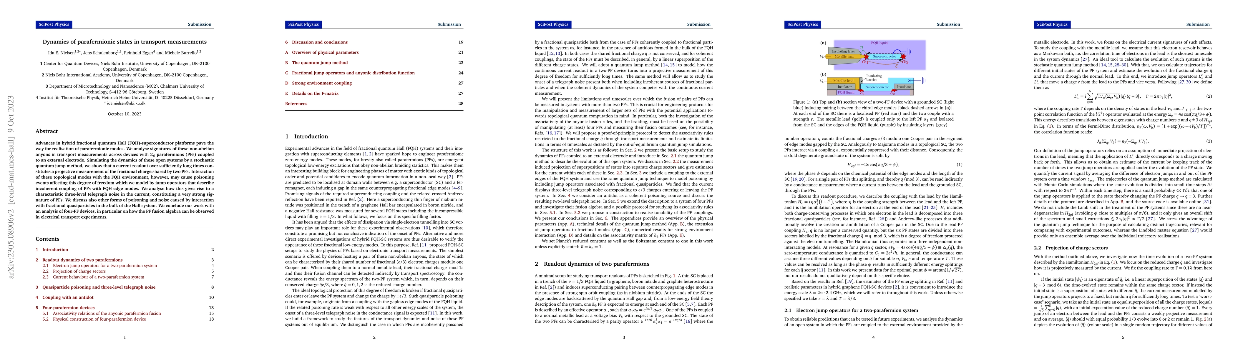 Thumbnail for Dynamics of parafermionic states in transport measurements