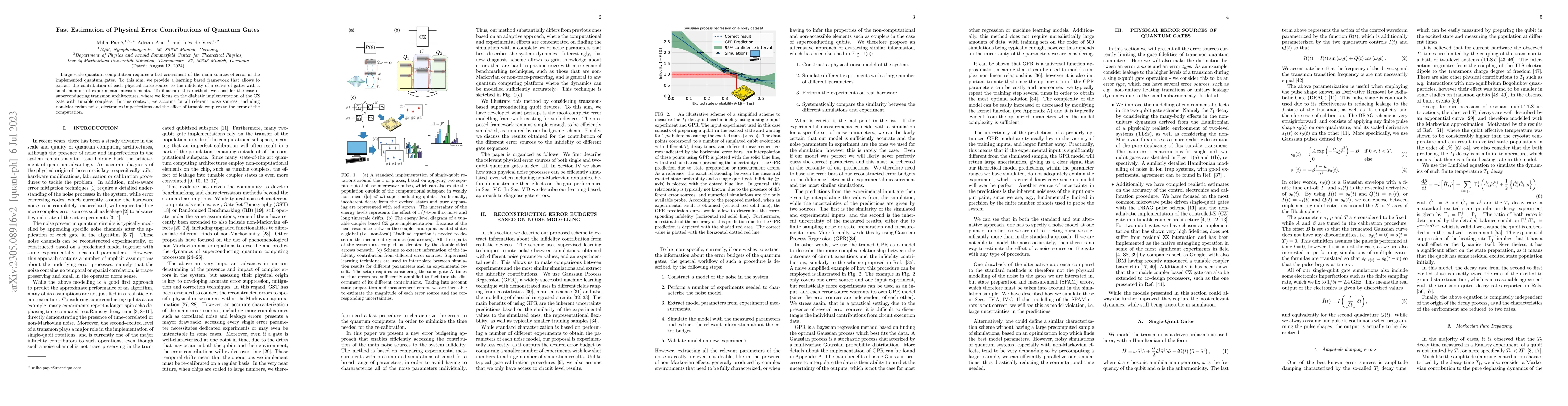 Thumbnail for Fast Estimation of Physical Error Contributions of Quantum Gates