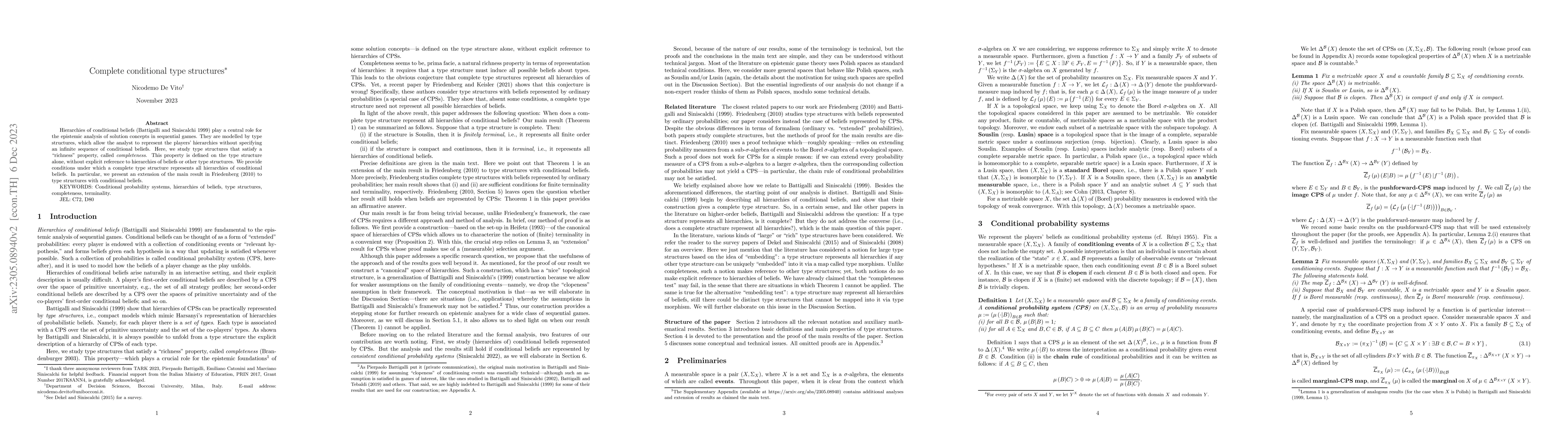 Thumbnail for Complete Conditional Type Structures