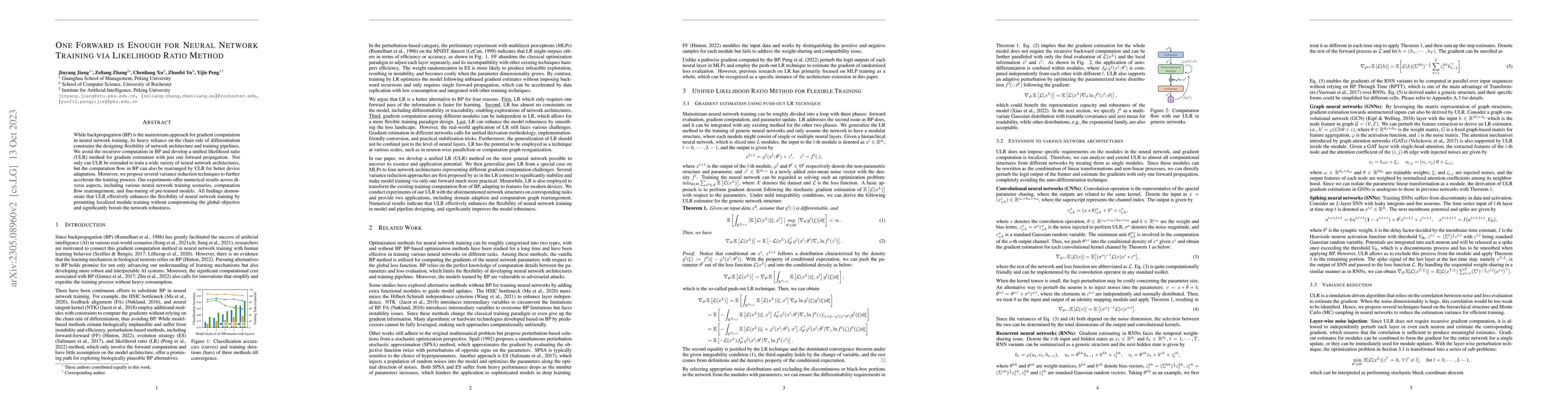 Thumbnail for One Forward is Enough for Neural Network Training via Likelihood Ratio
  Method