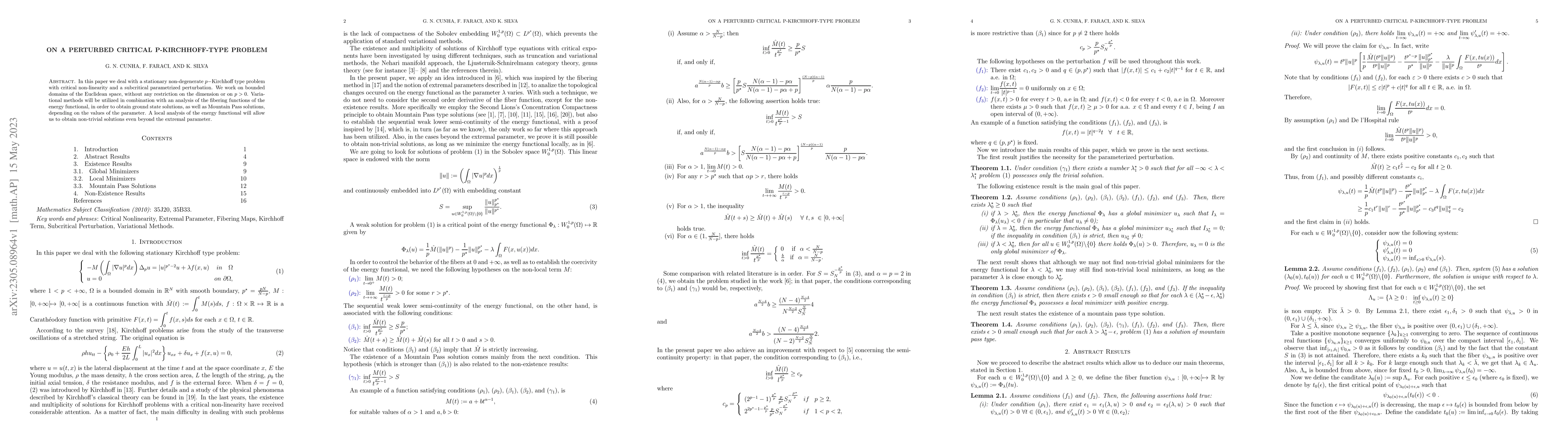 Thumbnail for On a Perturbed Critical p-Kirchhoff-Type Problem