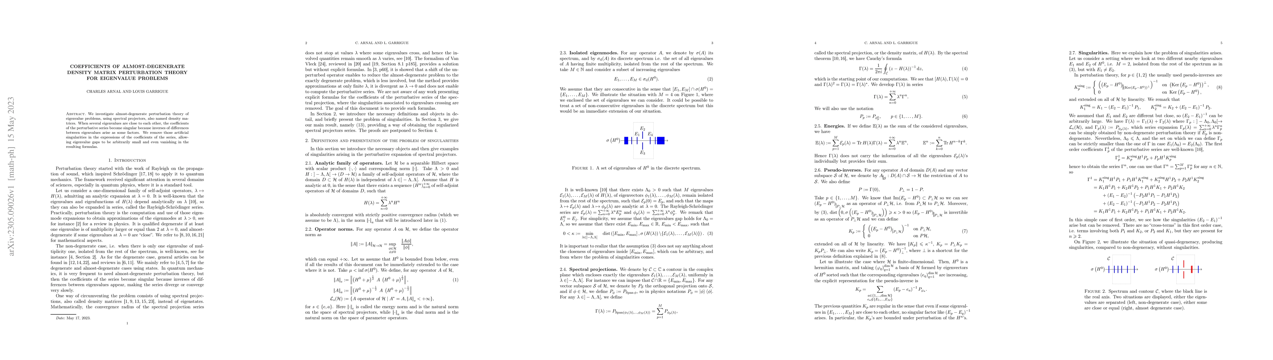 Thumbnail for Coefficients of almost-degenerate density matrix perturbation theory for
  eigenvalue problems