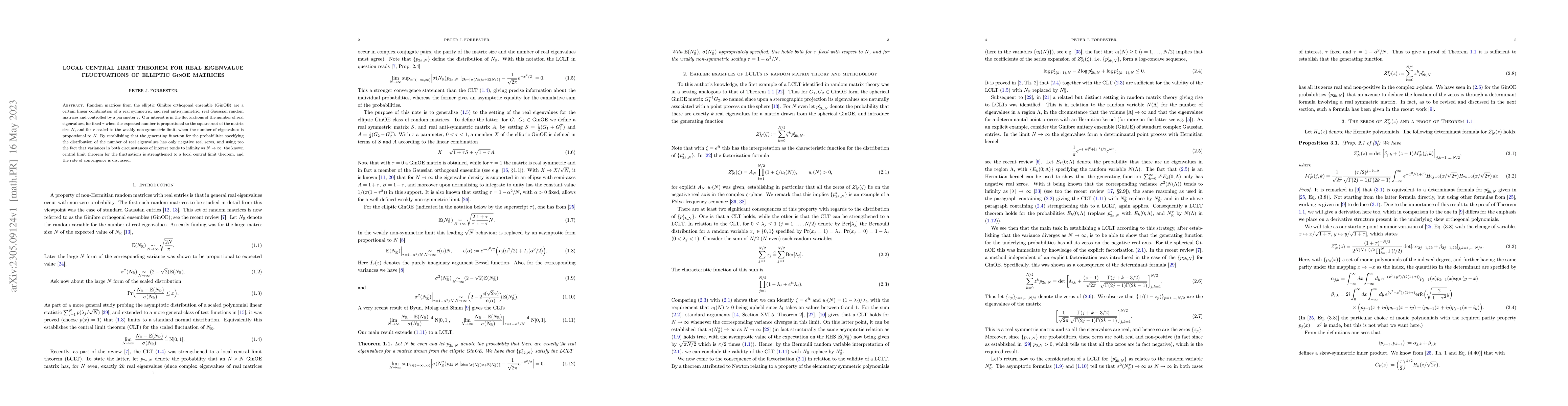 Thumbnail for Local central limit theorem for real eigenvalue fluctuations of elliptic
  GinOE matrices