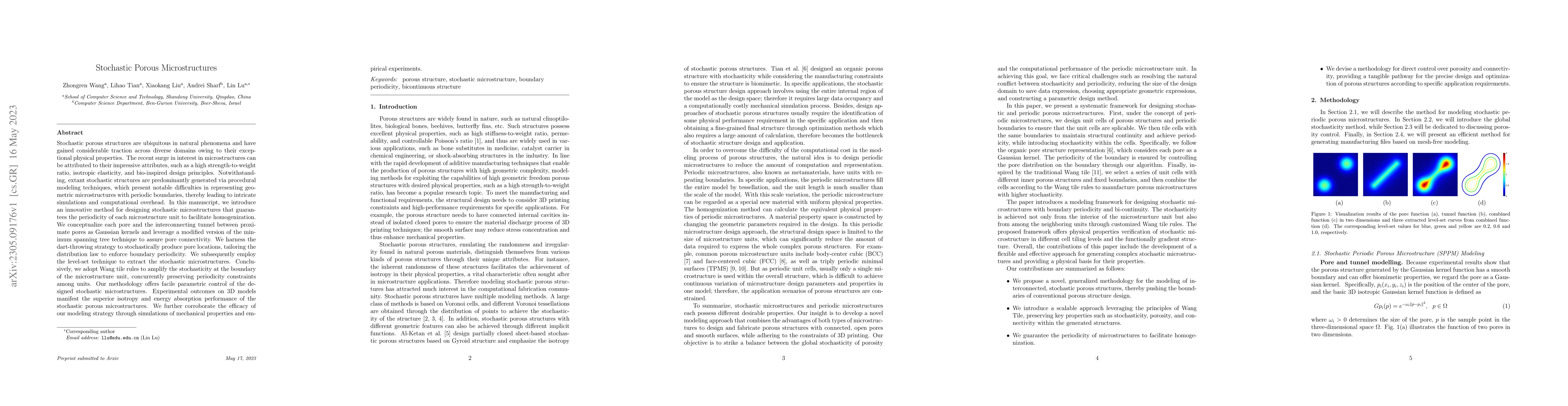 Thumbnail for Stochastic Porous Microstructures
