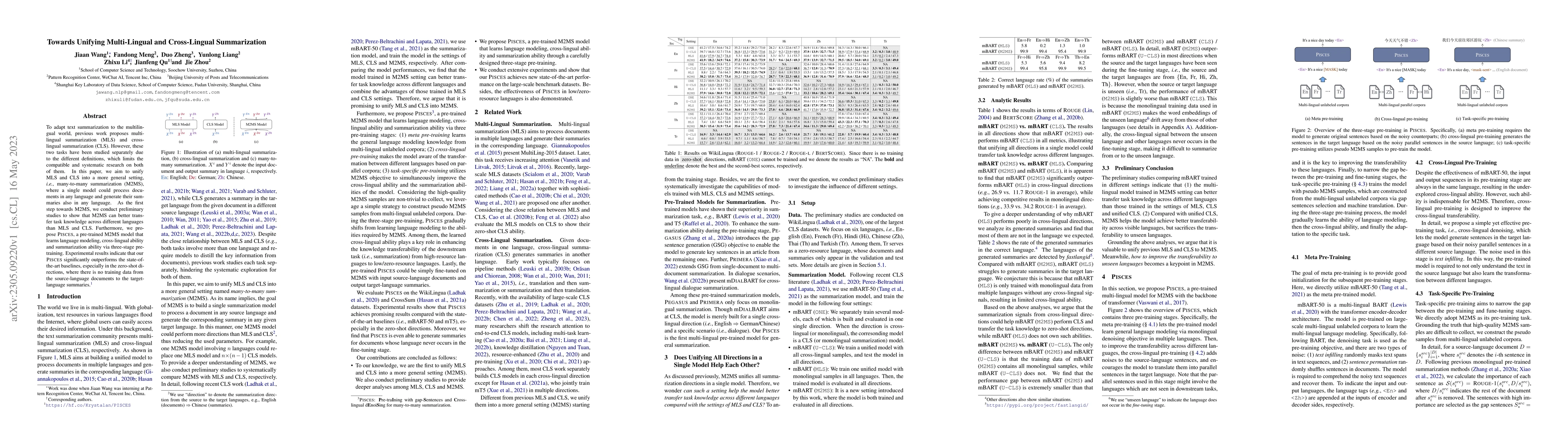 Thumbnail for Towards Unifying Multi-Lingual and Cross-Lingual Summarization