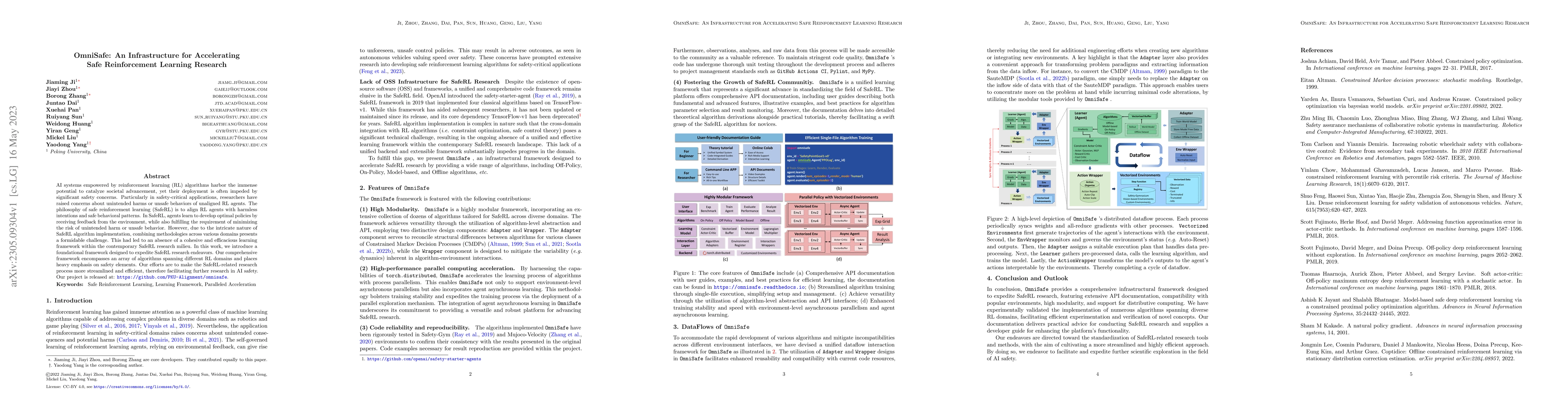 Thumbnail for OmniSafe: An Infrastructure for Accelerating Safe Reinforcement Learning
  Research
