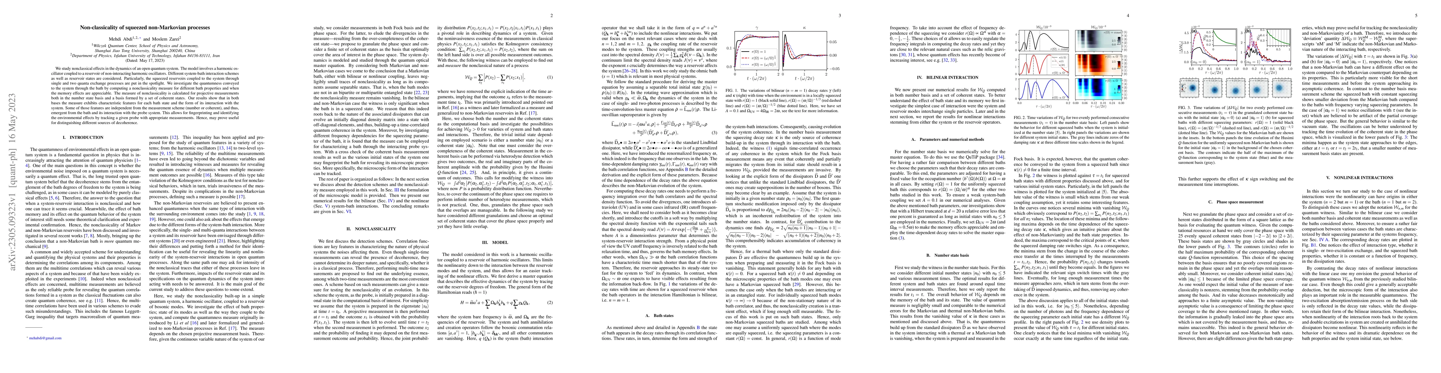Thumbnail for Non-classicality of squeezed non-Markovian processes