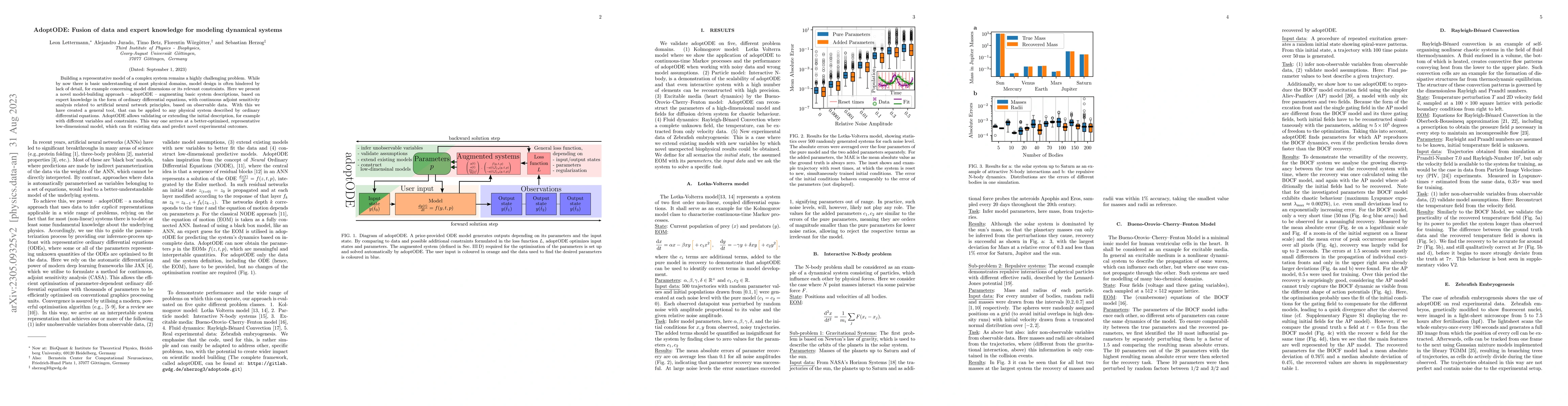 Thumbnail for AdoptODE: Fusion of data and expert knowledge for modeling dynamical
  systems