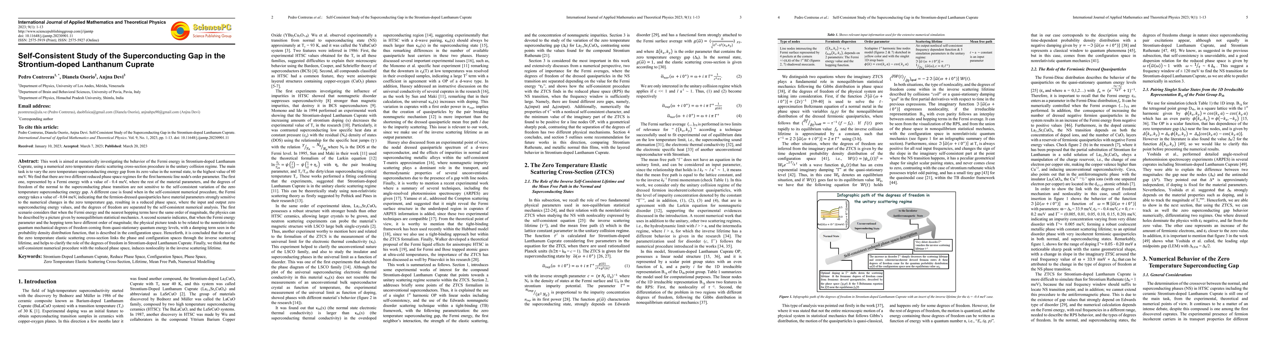 Thumbnail for Self-Consistent Study of the Superconducting Gap in the Strontium-doped
  Lanthanum Cuprate