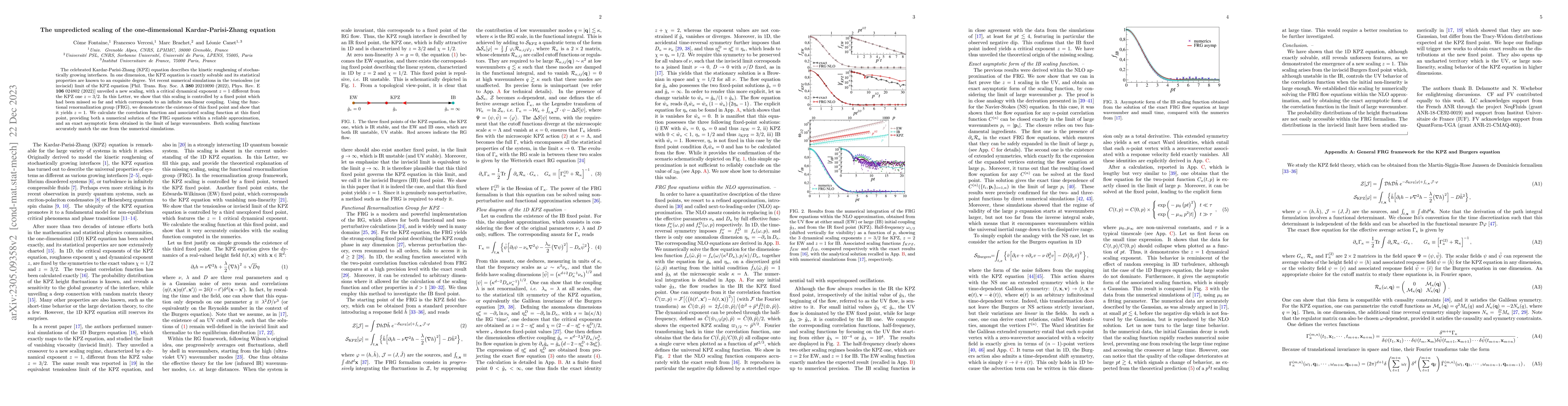 Thumbnail for The unpredicted scaling of the one-dimensional Kardar-Parisi-Zhang
  equation