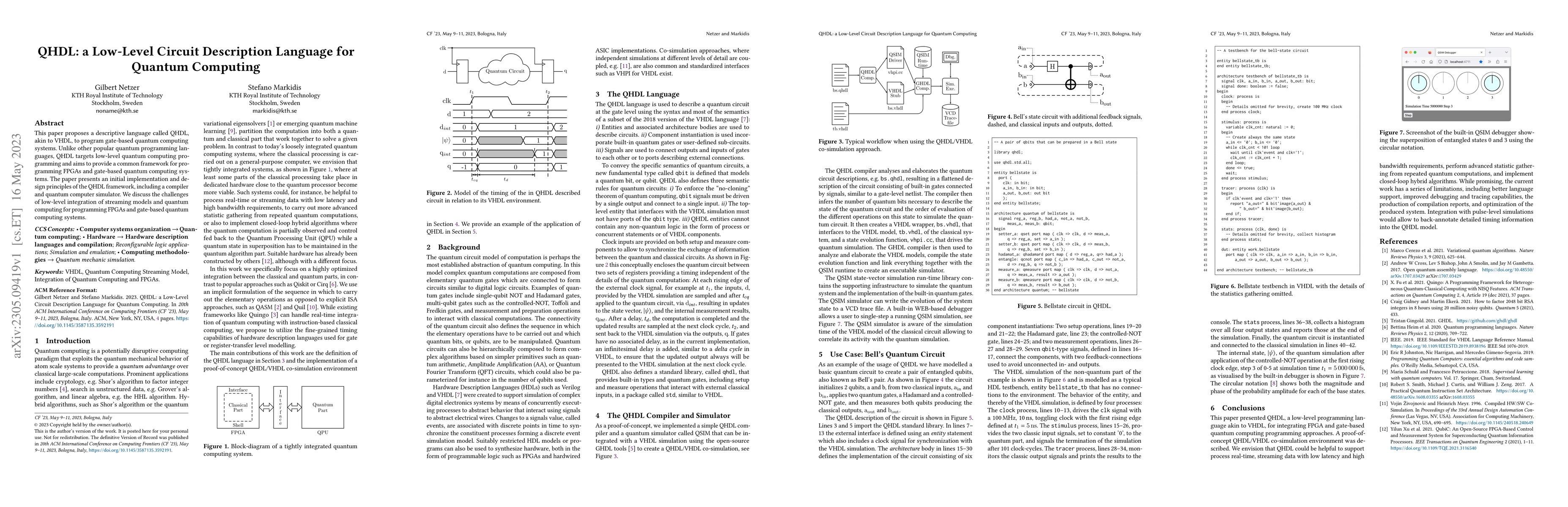 Thumbnail for QHDL: a Low-Level Circuit Description Language for Quantum Computing