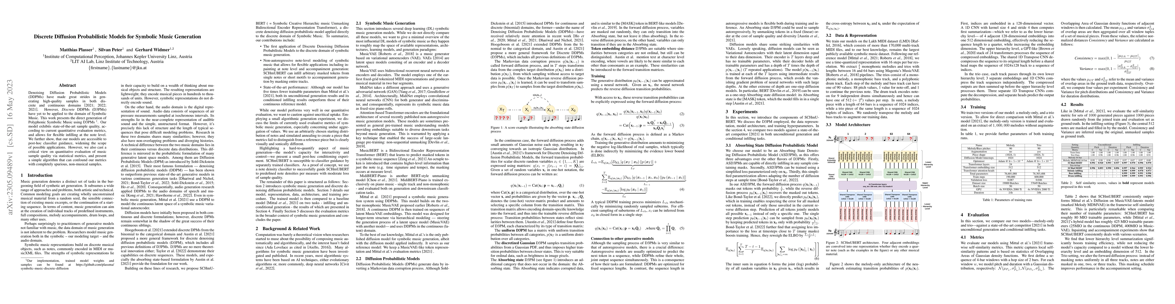 Thumbnail for Discrete Diffusion Probabilistic Models for Symbolic Music Generation