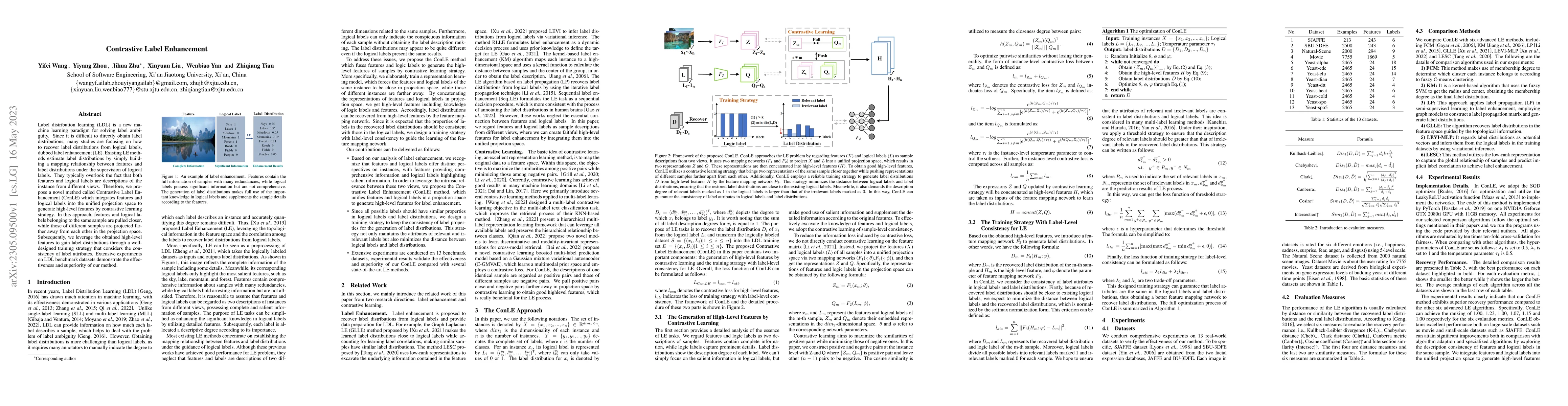Thumbnail for Contrastive Label Enhancement