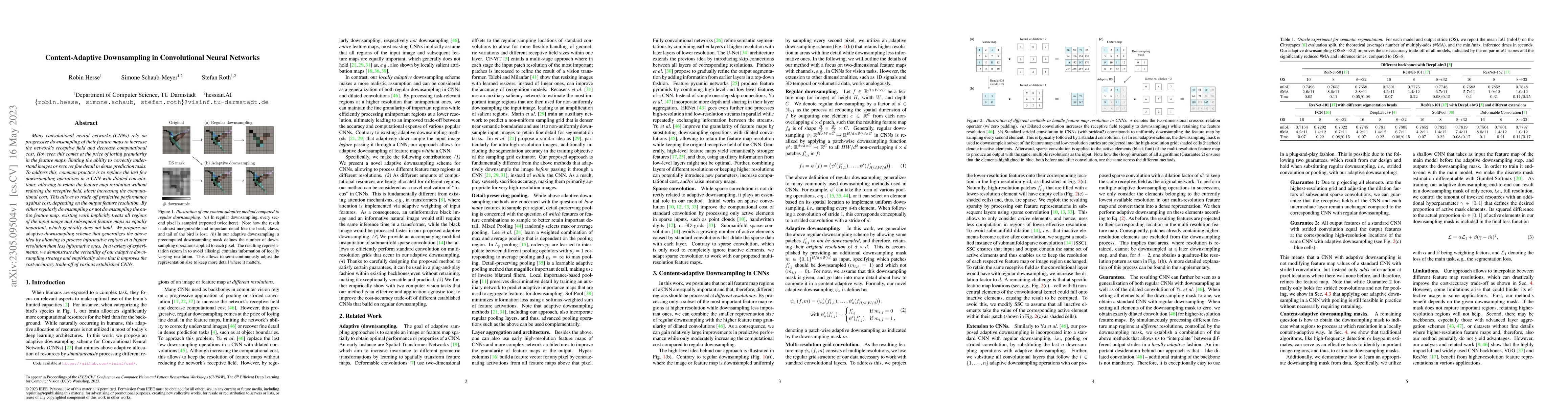 Thumbnail for Content-Adaptive Downsampling in Convolutional Neural Networks