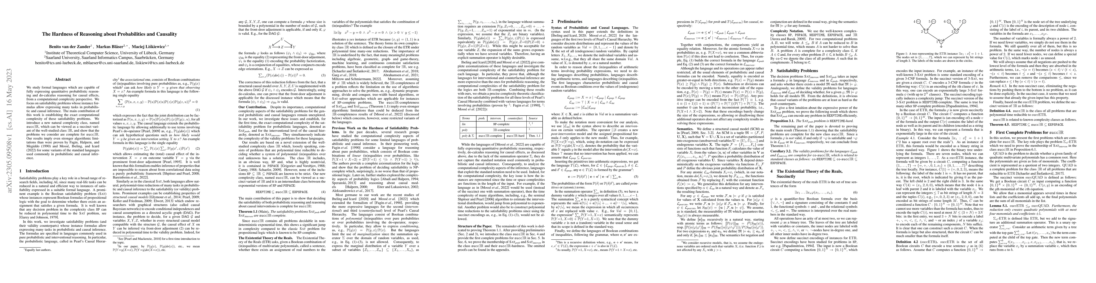 Thumbnail for The Hardness of Reasoning about Probabilities and Causality