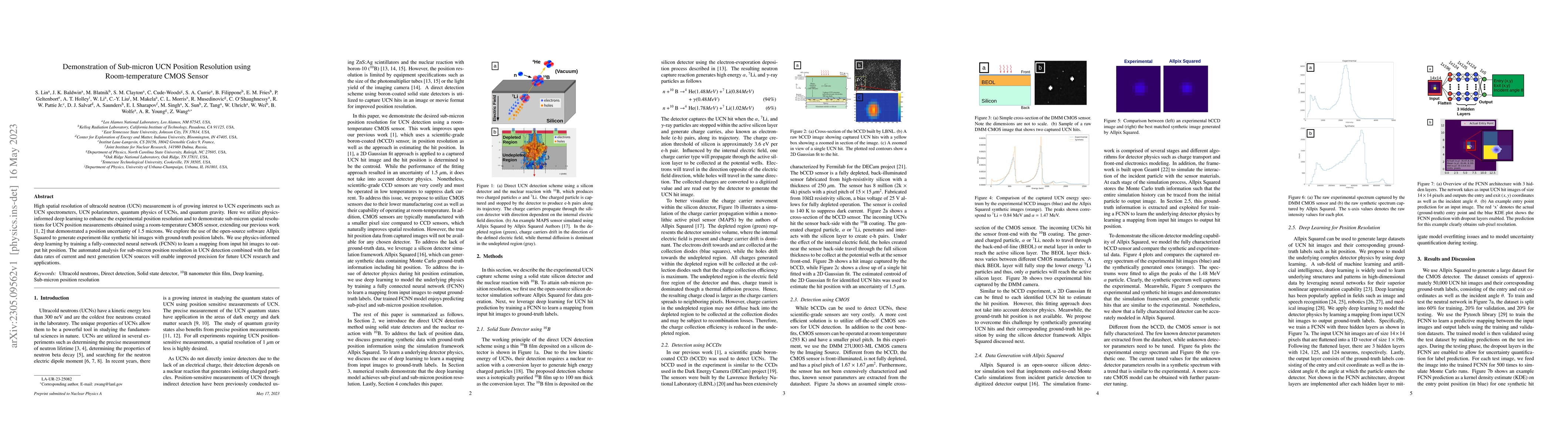 Thumbnail for Demonstration of Sub-micron UCN Position Resolution using
  Room-temperature CMOS Sensor