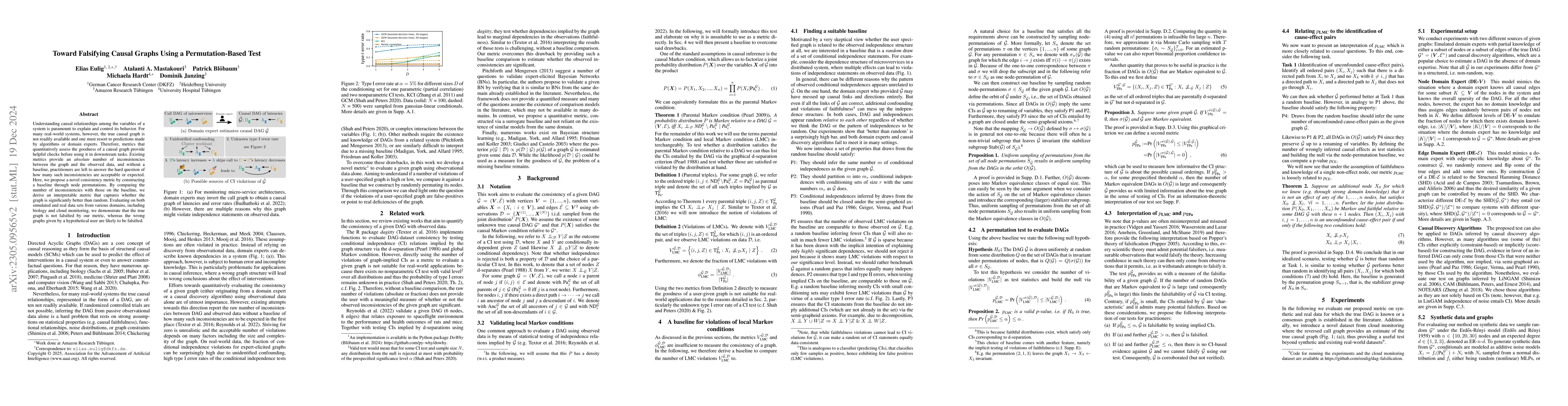 Thumbnail for Toward Falsifying Causal Graphs Using a Permutation-Based Test