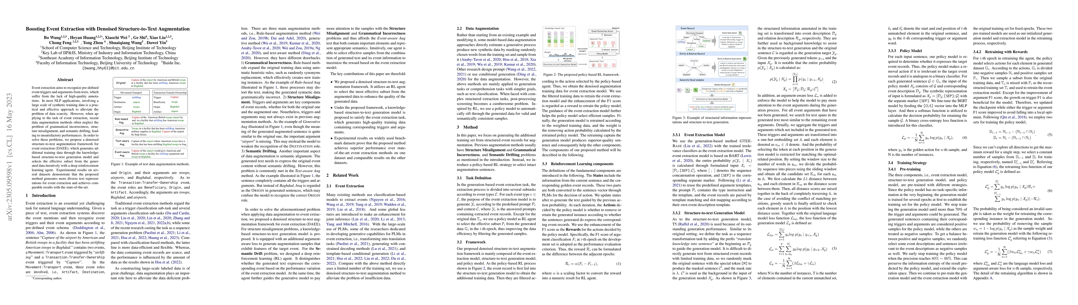 Thumbnail for Boosting Event Extraction with Denoised Structure-to-Text Augmentation
