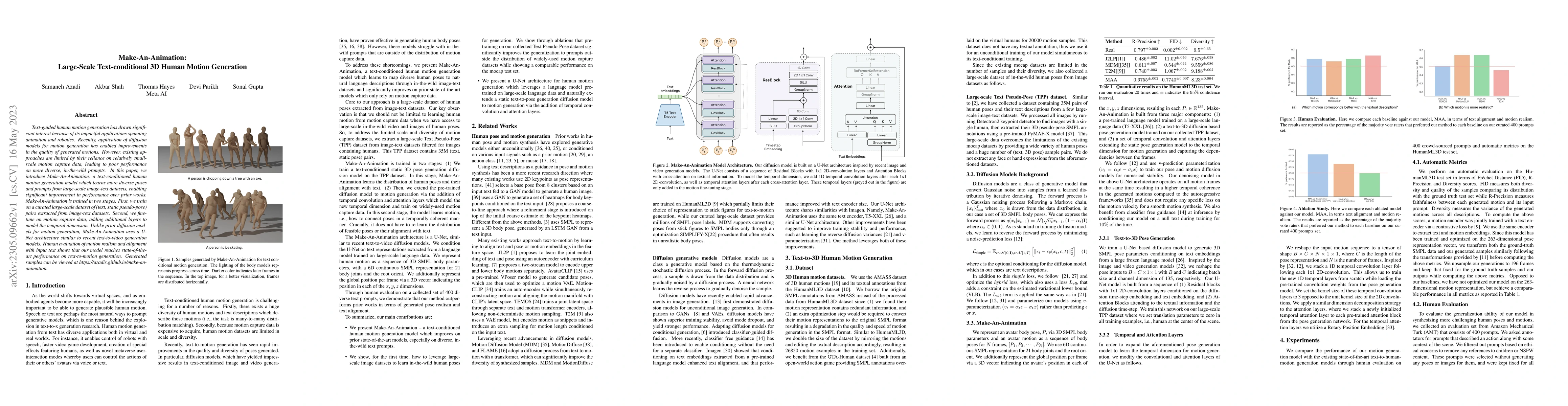 Thumbnail for Make-An-Animation: Large-Scale Text-conditional 3D Human Motion
  Generation