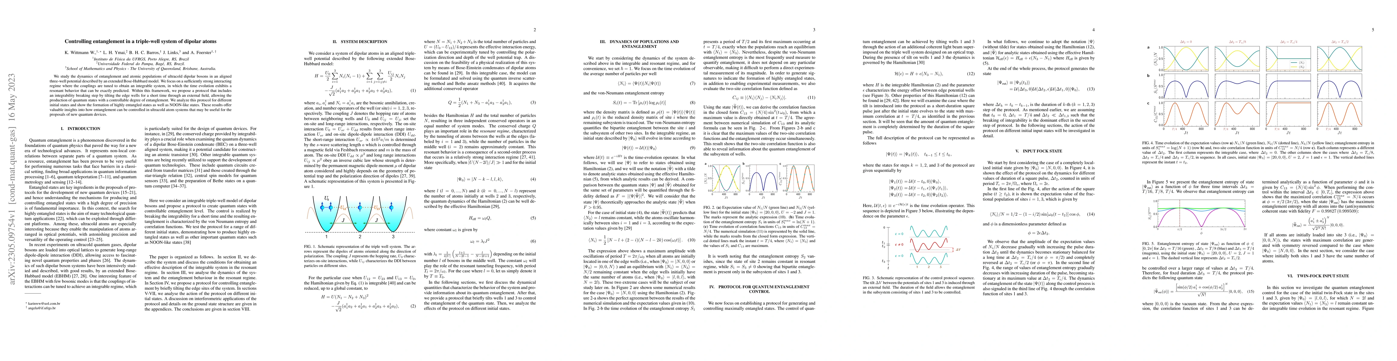 Thumbnail for Controlling entanglement in a triple-well system of dipolar atoms