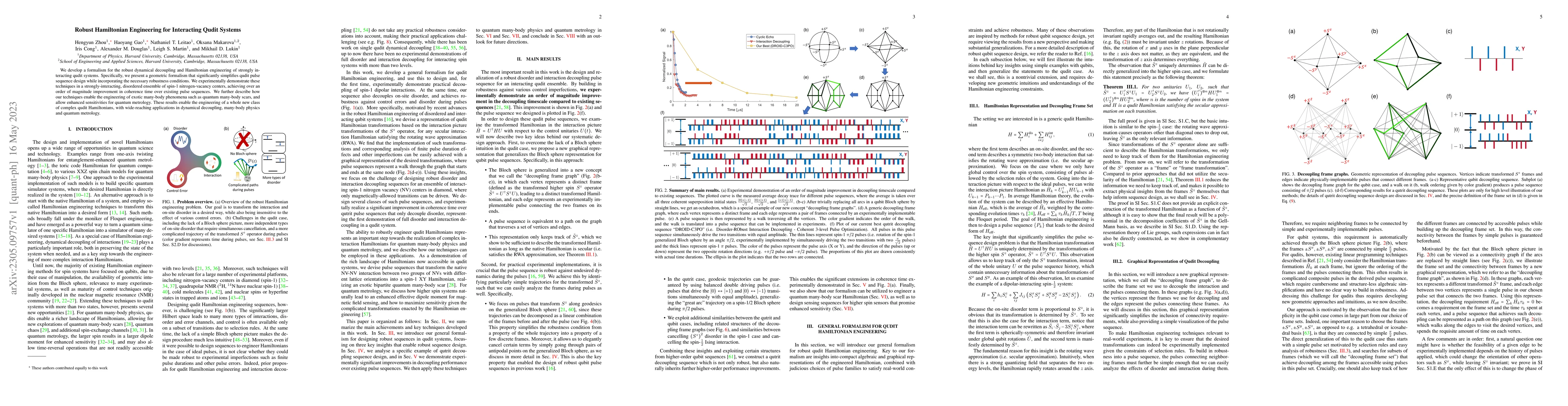 Thumbnail for Robust Hamiltonian Engineering for Interacting Qudit Systems