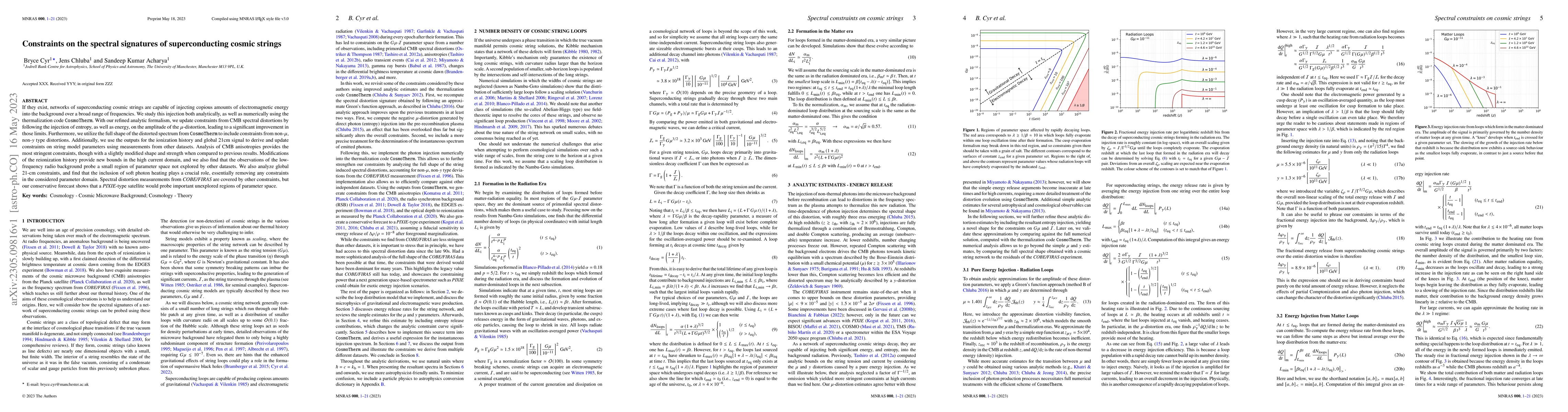 Thumbnail for Constraints on the spectral signatures of superconducting cosmic strings