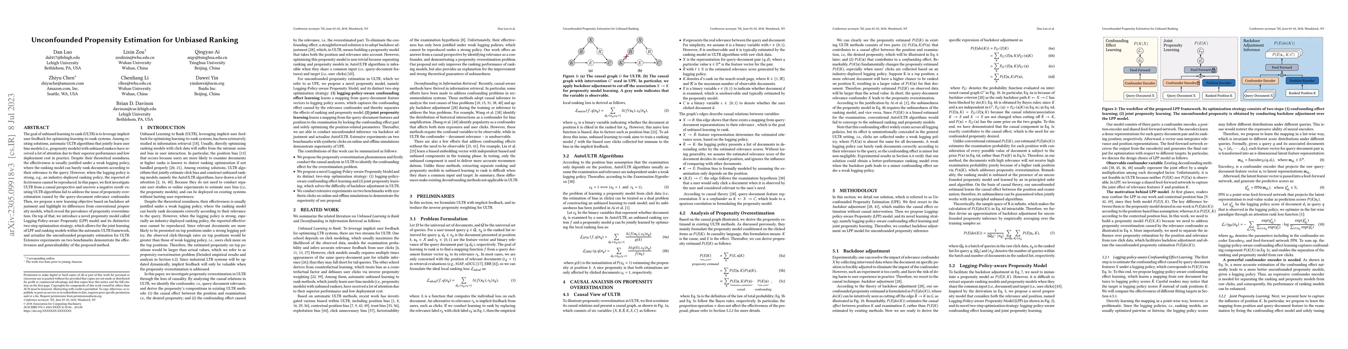 Thumbnail for Unconfounded Propensity Estimation for Unbiased Ranking
