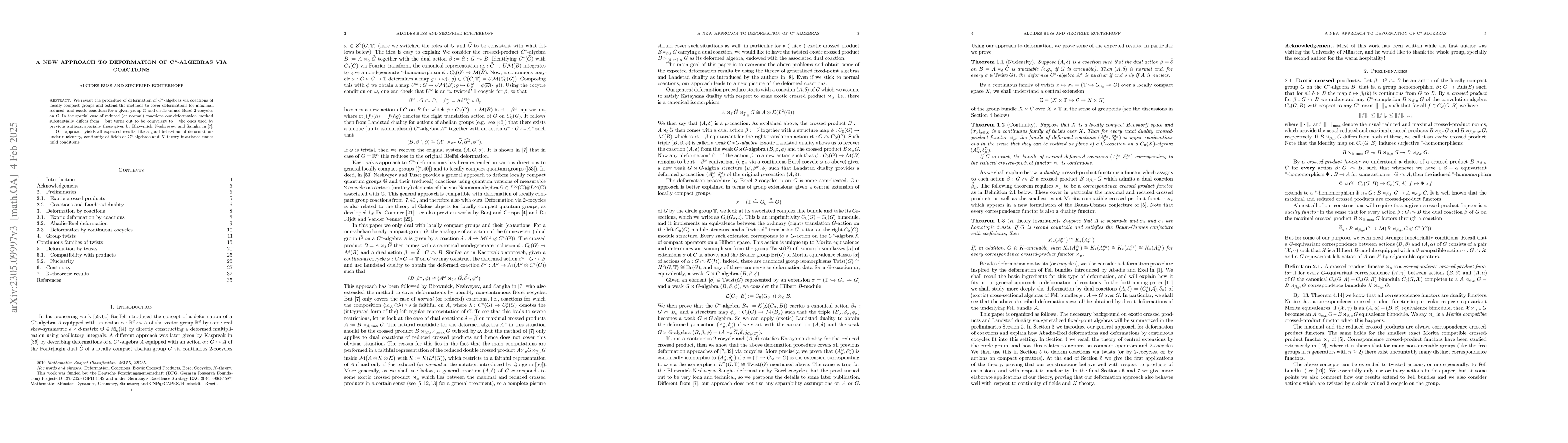 Thumbnail for A new approach to deformation of C*-algebras via coactions