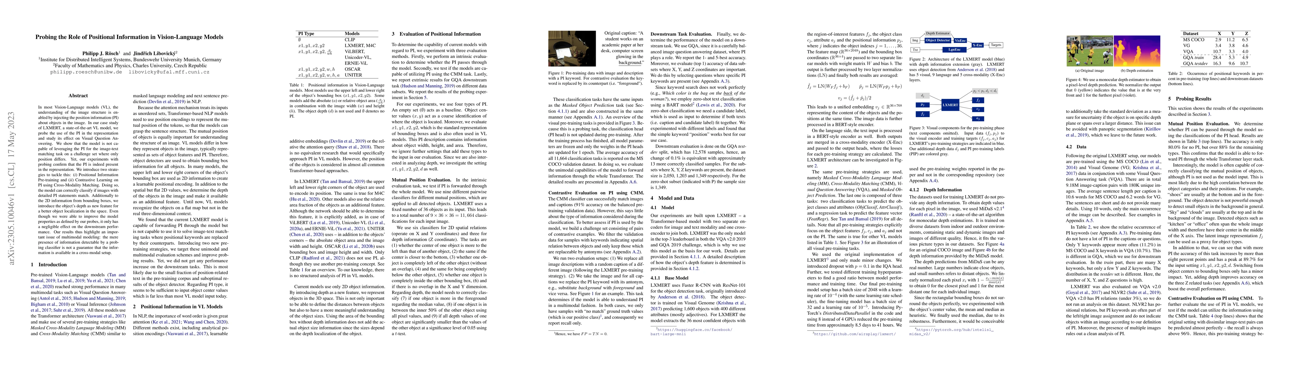 Thumbnail for Probing the Role of Positional Information in Vision-Language Models