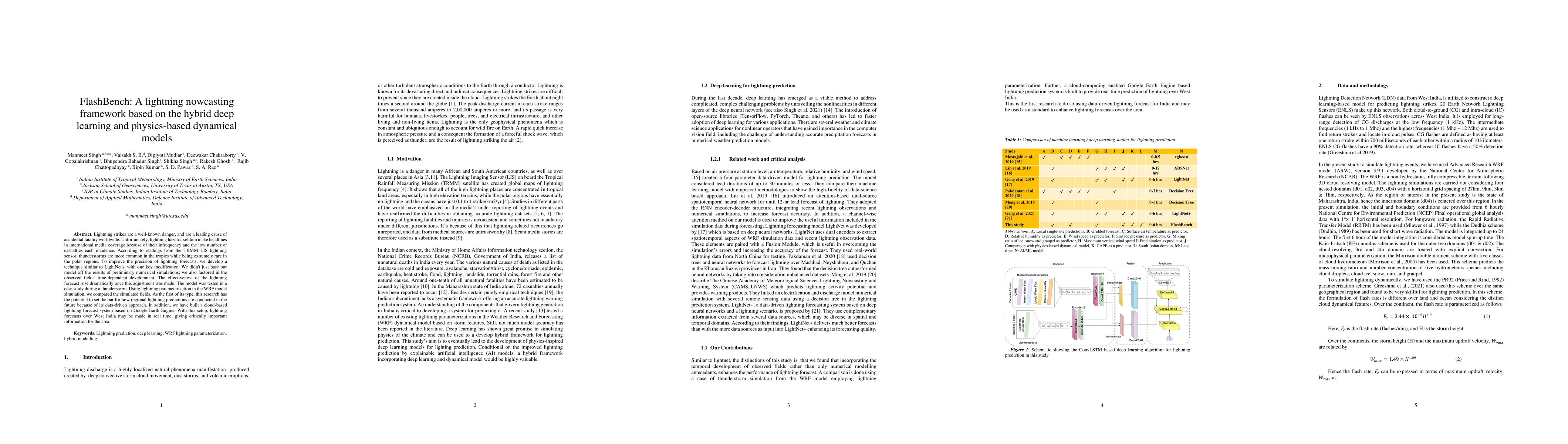 Thumbnail for FlashBench: A lightning nowcasting framework based on the hybrid deep
  learning and physics-based dynamical models