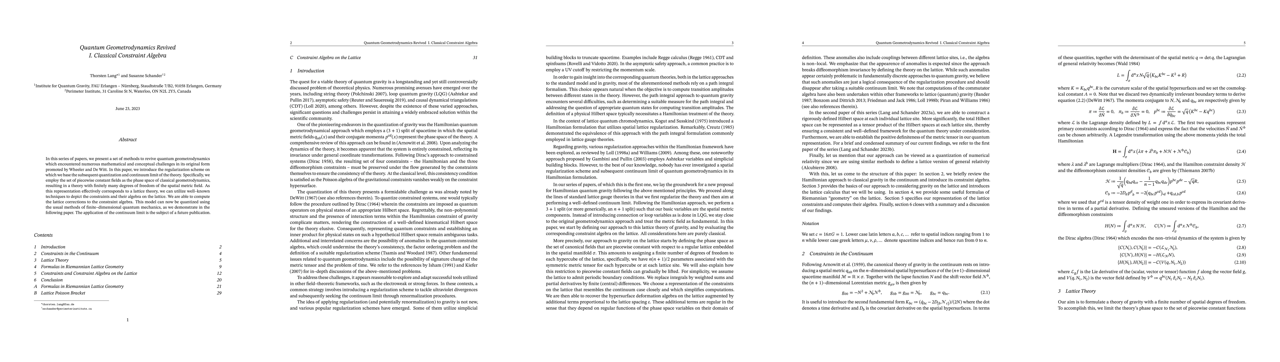 Thumbnail for Quantum Geometrodynamics Revived I. Classical Constraint Algebra