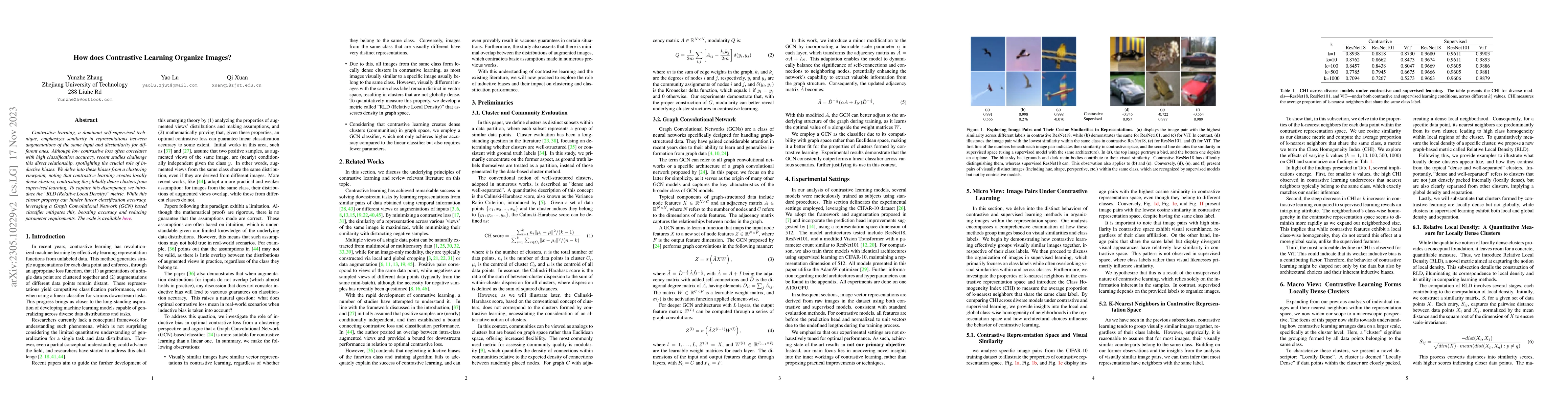 Thumbnail for How does Contrastive Learning Organize Images?