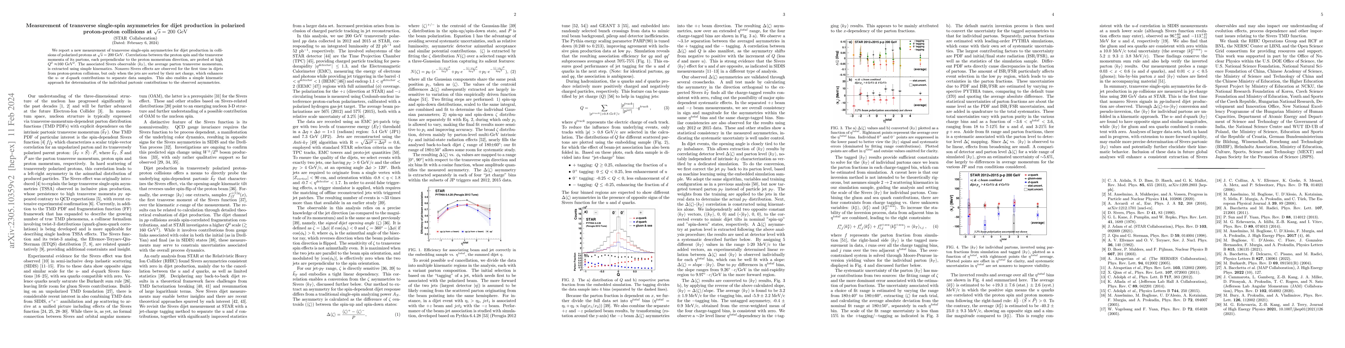 Thumbnail for Measurement of transverse single-spin asymmetries for dijet production
  in polarized proton-proton collisions at $\mathbf{\sqrt{s}}$ = 200
  $\mathbf{\mathrm{GeV}}$