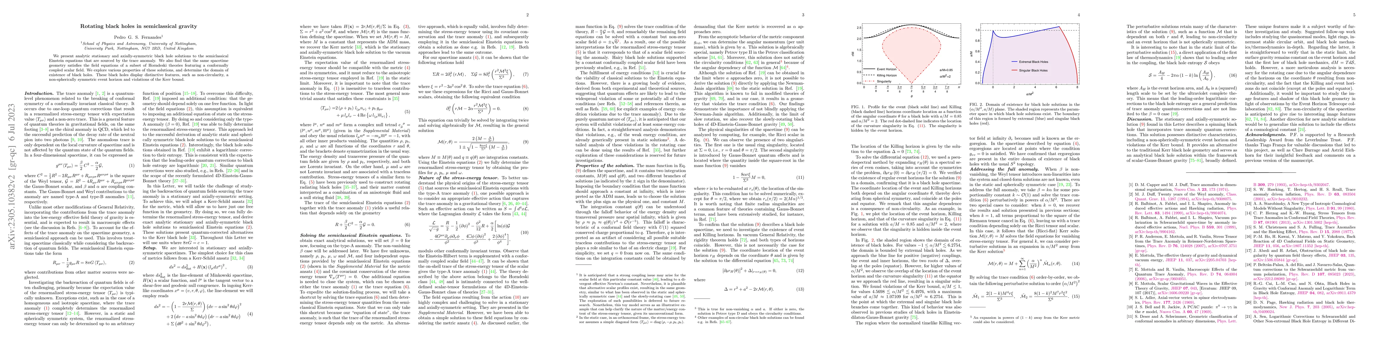 Thumbnail for Rotating black holes in semiclassical gravity