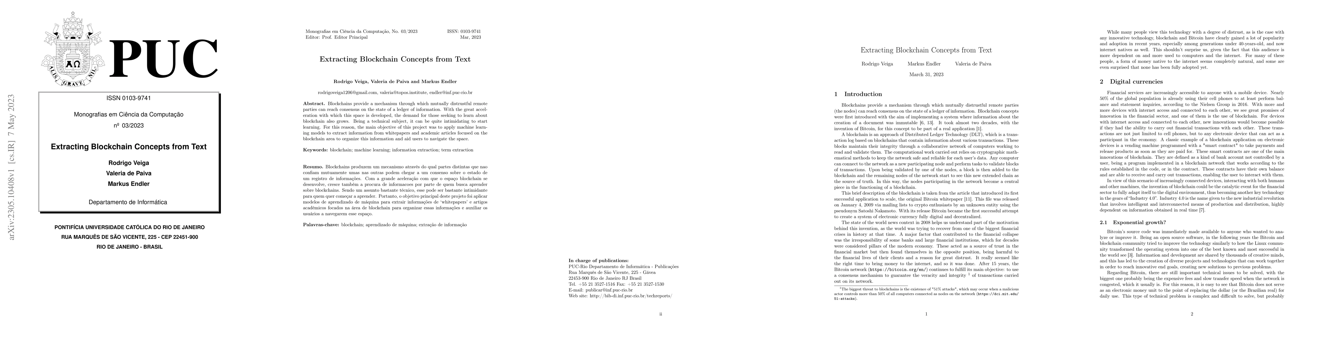 Thumbnail for Extracting Blockchain Concepts from Text