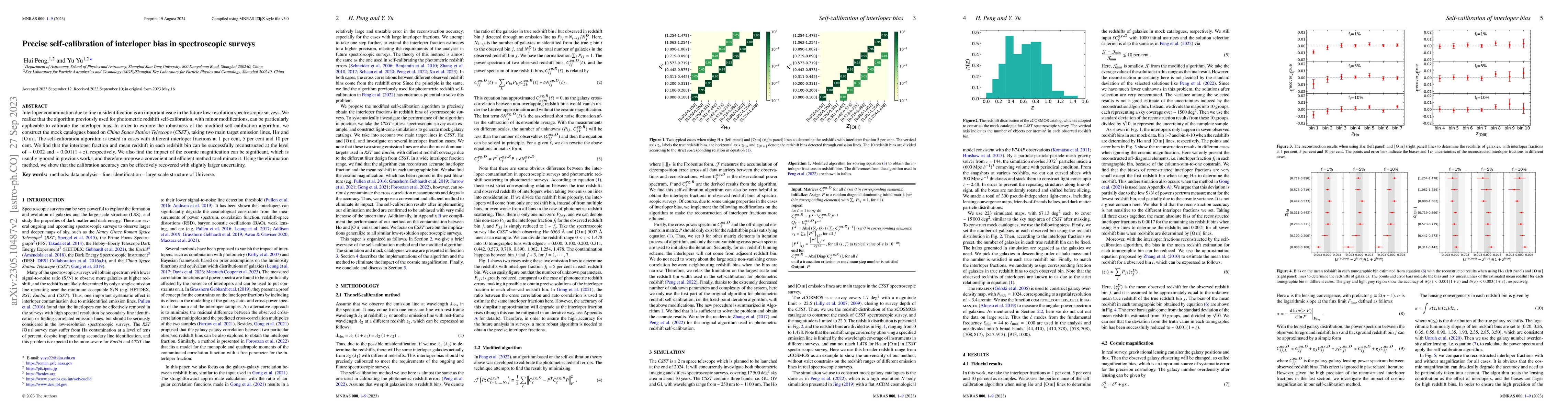 Thumbnail for Precise self-calibration of interloper bias in spectroscopic surveys
