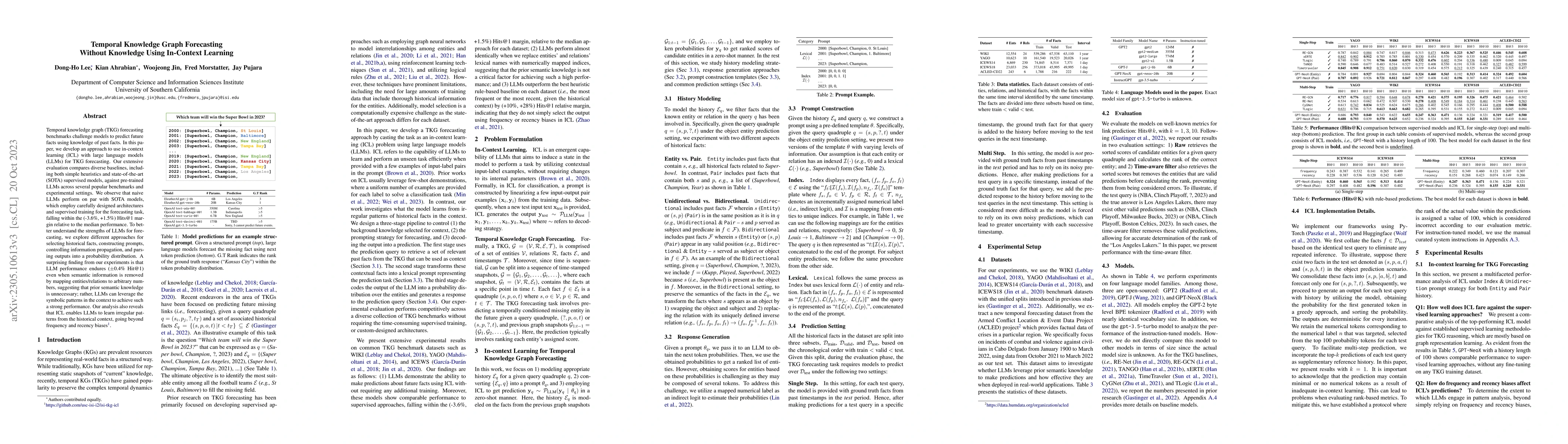 Thumbnail for Temporal Knowledge Graph Forecasting Without Knowledge Using In-Context
  Learning
