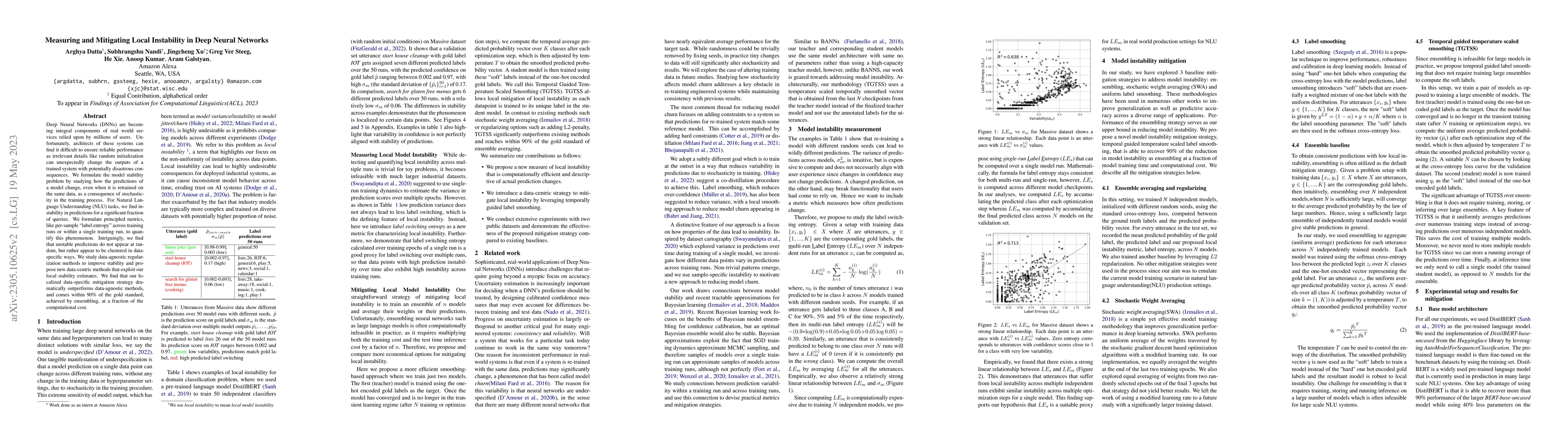 Thumbnail for Measuring and Mitigating Local Instability in Deep Neural Networks
