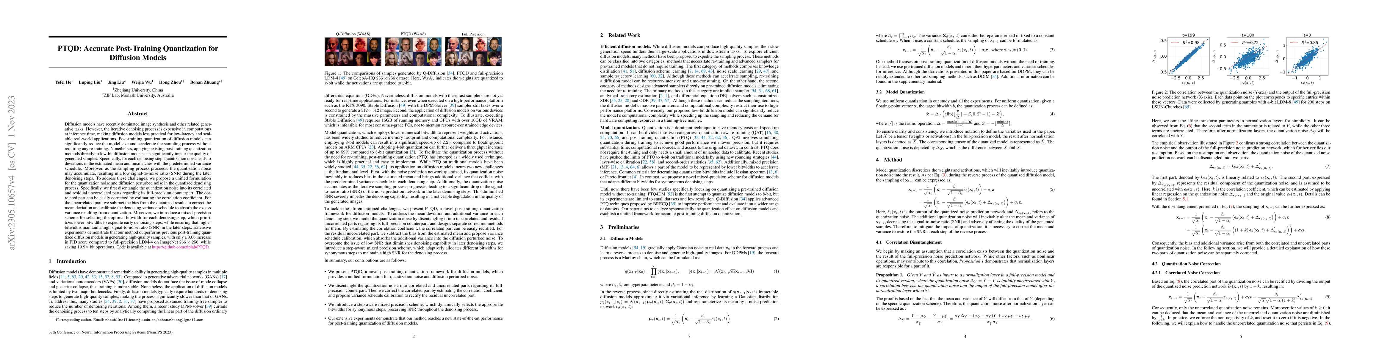 Thumbnail for PTQD: Accurate Post-Training Quantization for Diffusion Models