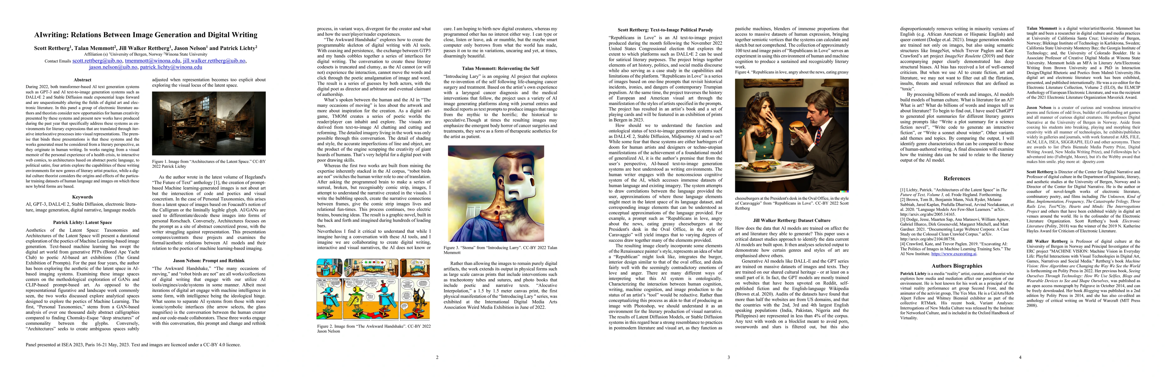 Thumbnail for AIwriting: Relations Between Image Generation and Digital Writing
