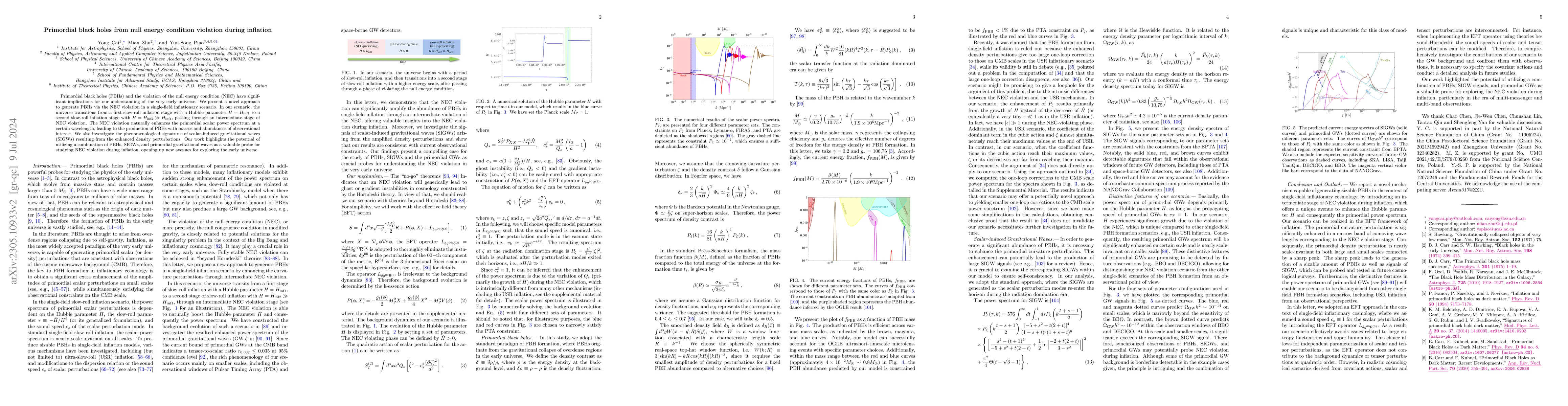 Thumbnail for Primordial black holes from null energy condition violation during
  inflation