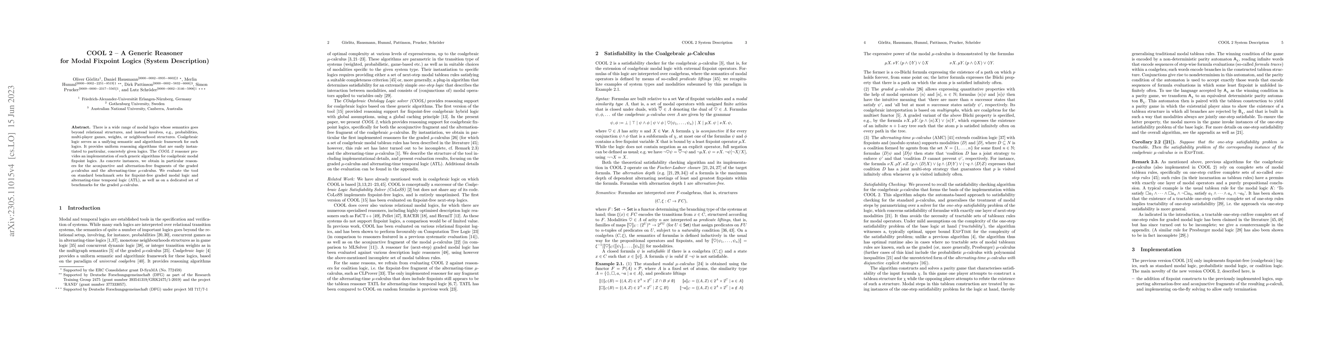 Thumbnail for COOL 2 -- A Generic Reasoner for Modal Fixpoint Logics