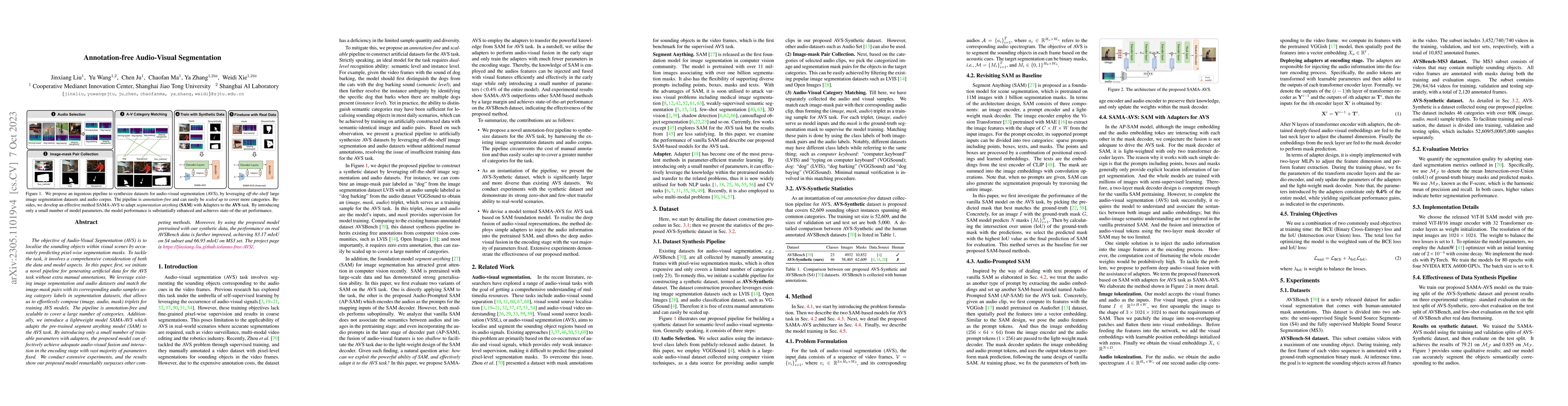 Thumbnail for Annotation-free Audio-Visual Segmentation