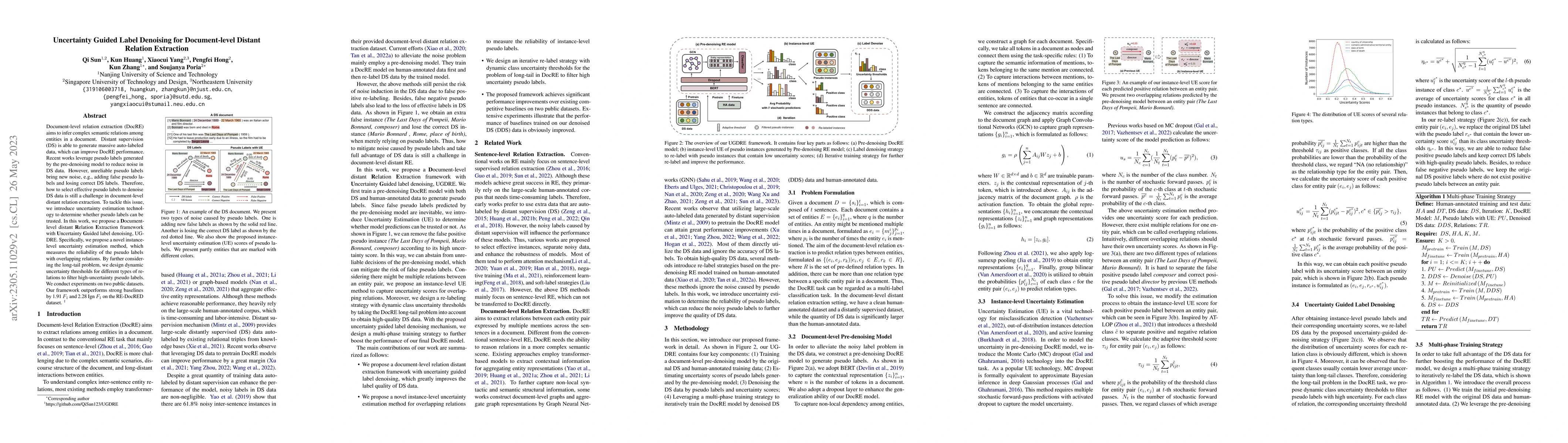 Thumbnail for Uncertainty Guided Label Denoising for Document-level Distant Relation
  Extraction