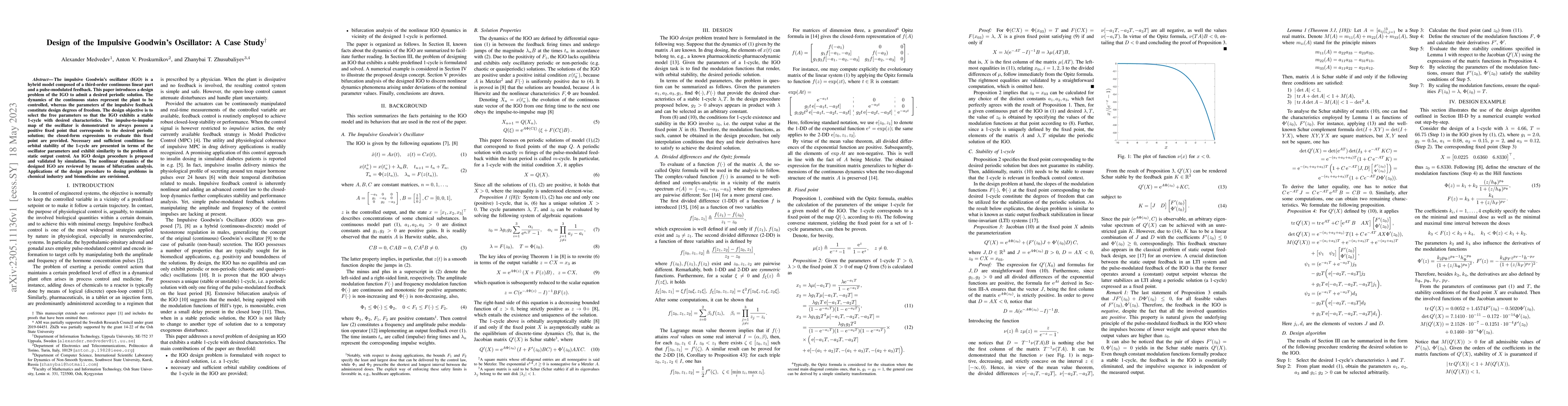 Thumbnail for Design of the Impulsive Goodwin's Oscillator: A Case Study