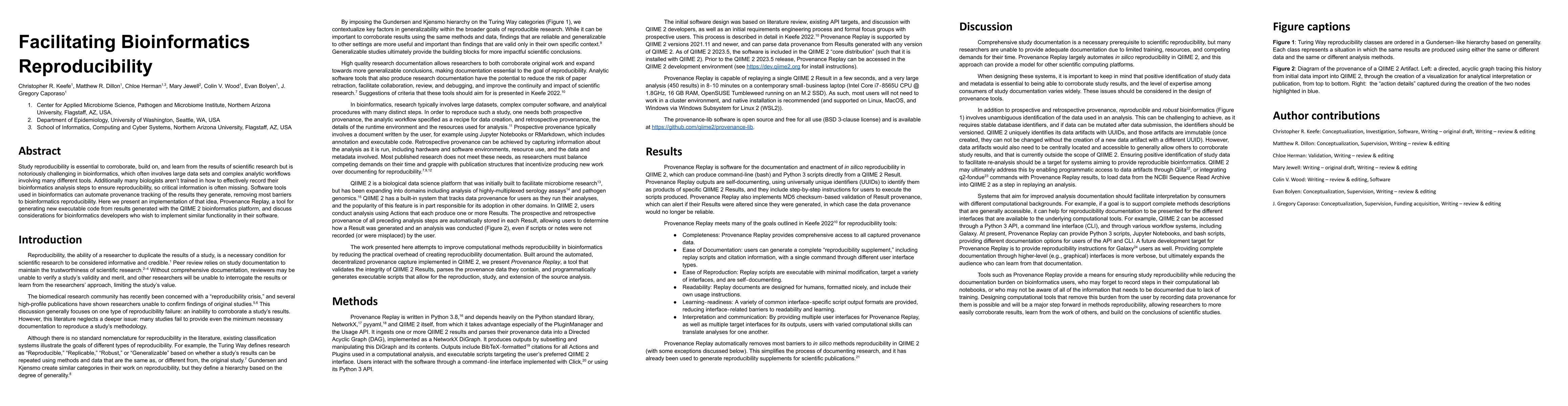 Thumbnail for Facilitating Bioinformatics Reproducibility