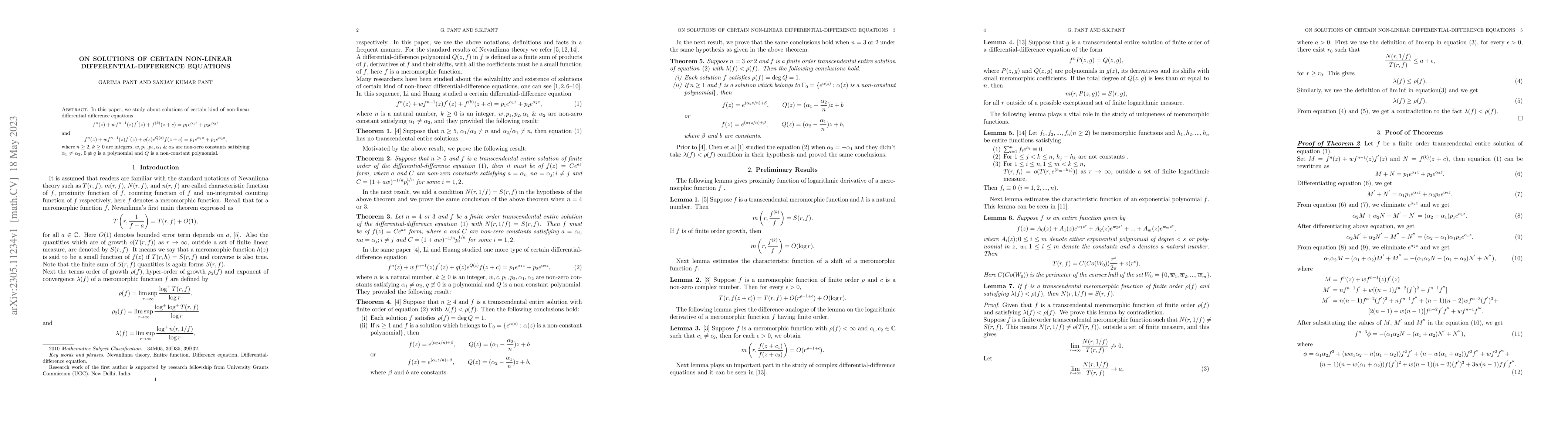 Thumbnail for On Solutions of Certain Non-Linear Differential-Difference Equations