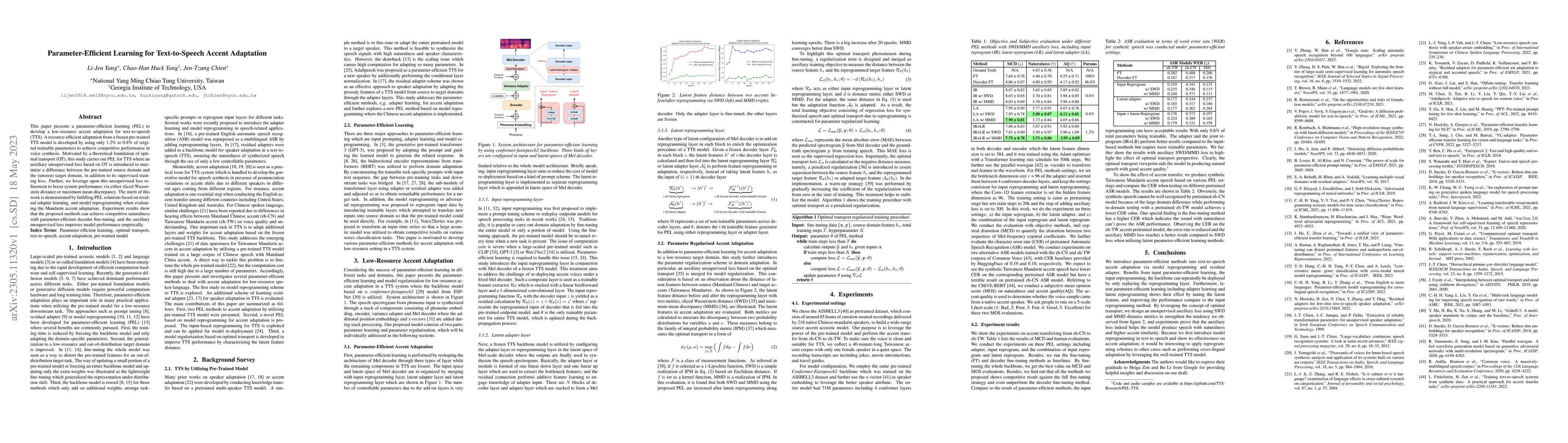 Thumbnail for Parameter-Efficient Learning for Text-to-Speech Accent Adaptation